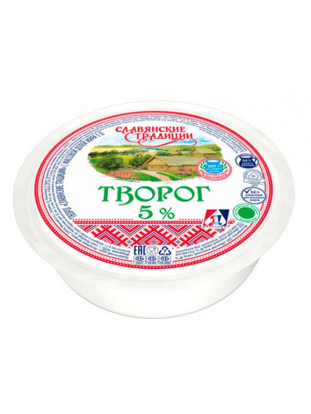 Творог 5% 355г*6 т/у шайба Минск МЗ №1